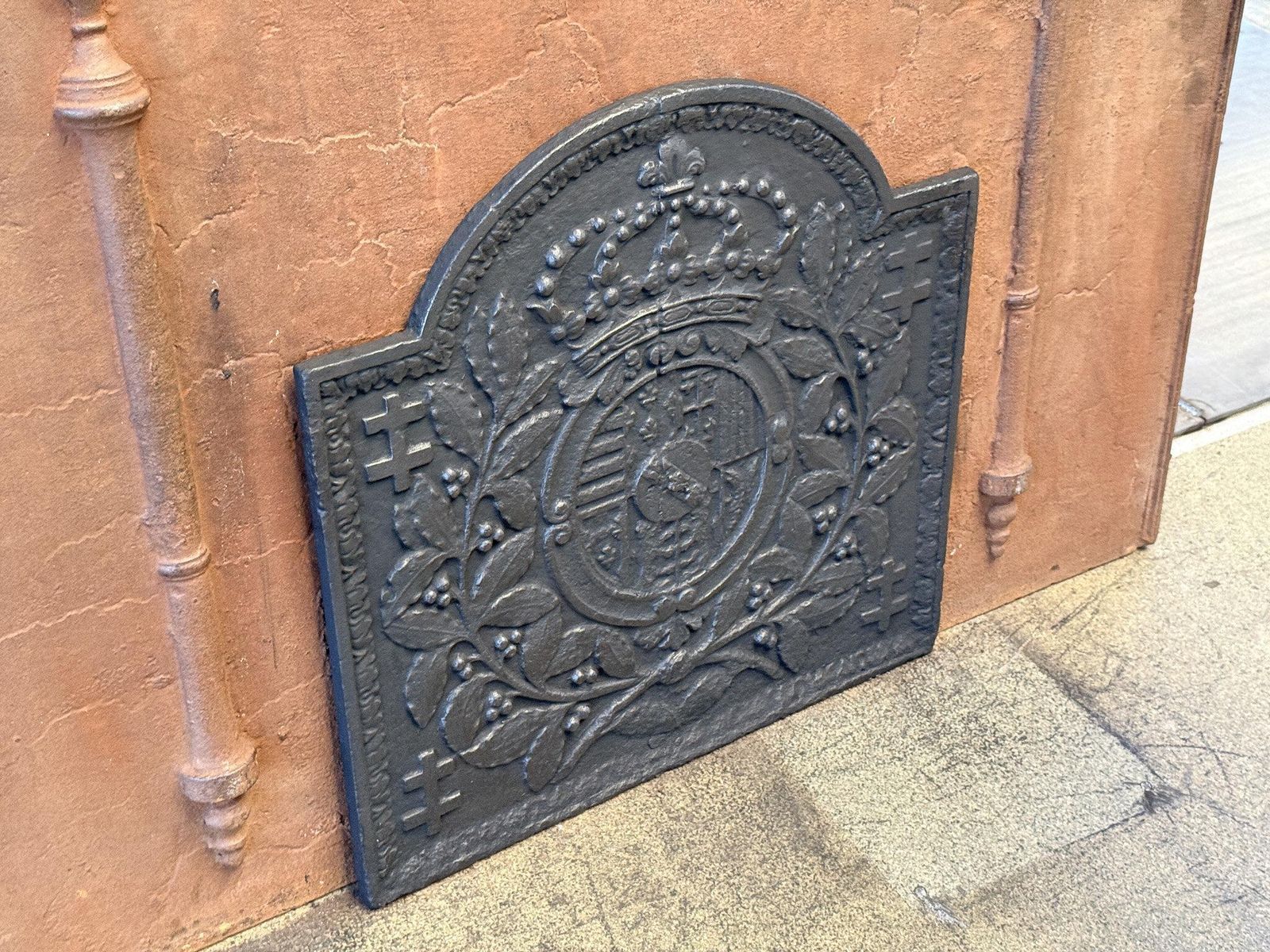 French 'Arms Of Lorraine' Fireback, Louis XV Period photo buy