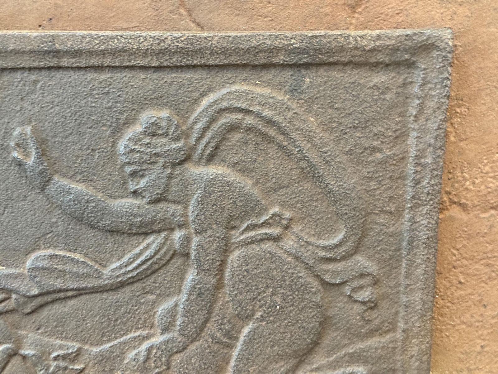 French 'Allegory Of Love' Fireback / Backsplash, 19th Century photo buy