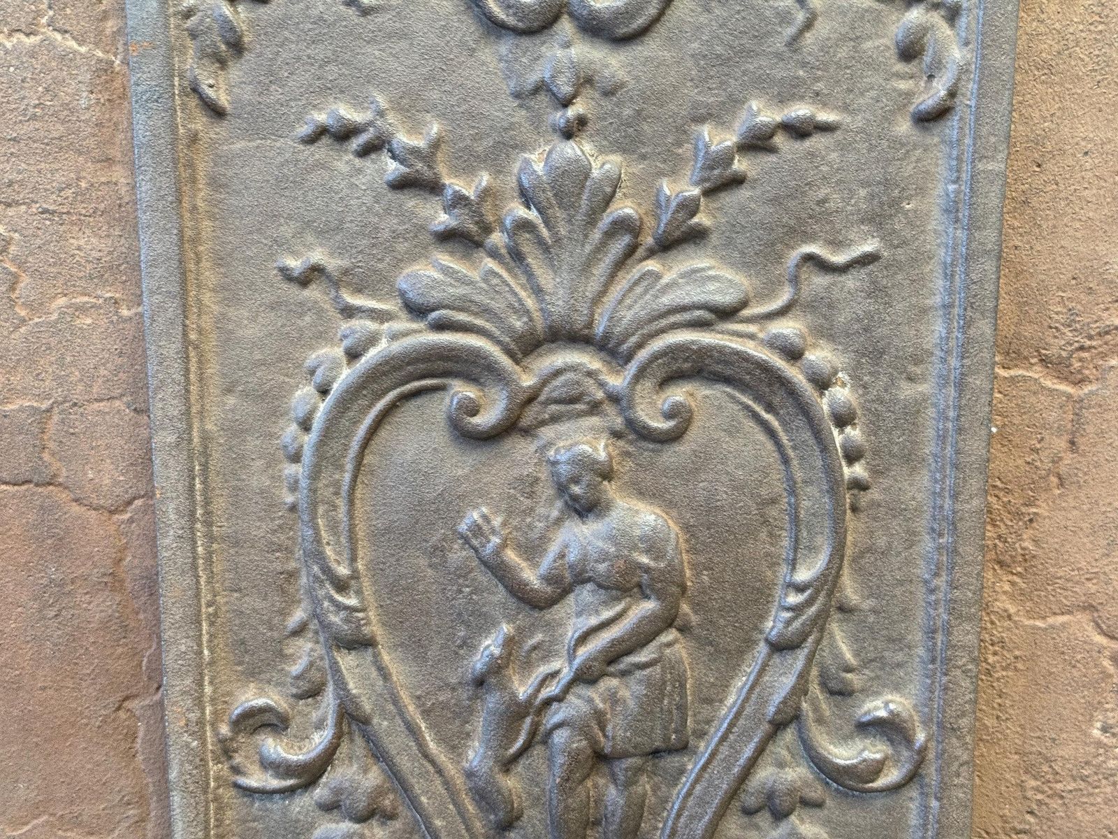French 'Diana' Fireback / Backsplash, 20th Century, Napoleon III Style photo vinterior