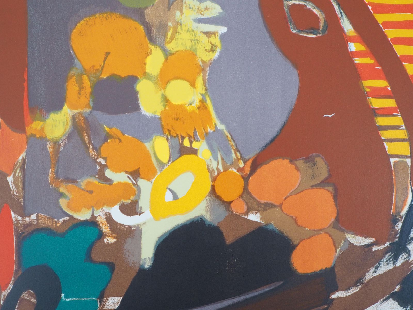 Alfred Defossezmodel : Sweet Day At Home   Original Lithograph Handsigned And N° (Mourlot)1972 photo 173.0