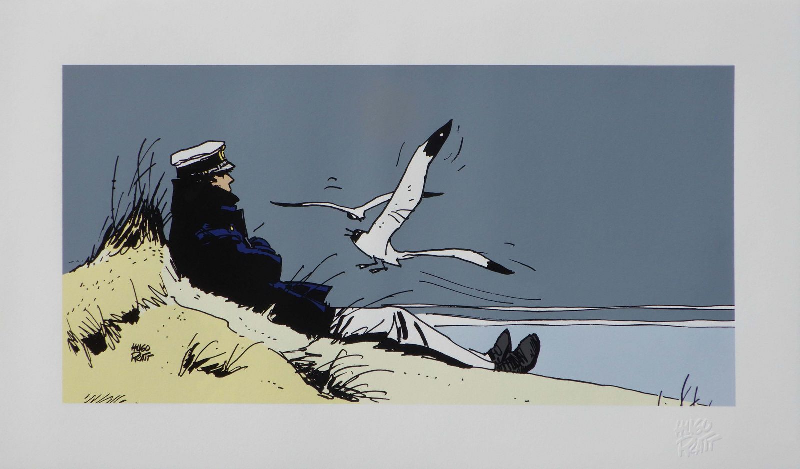 Hugo Prattcorto Maltese : On The Beach  Original Screenprint Ltd /2002025