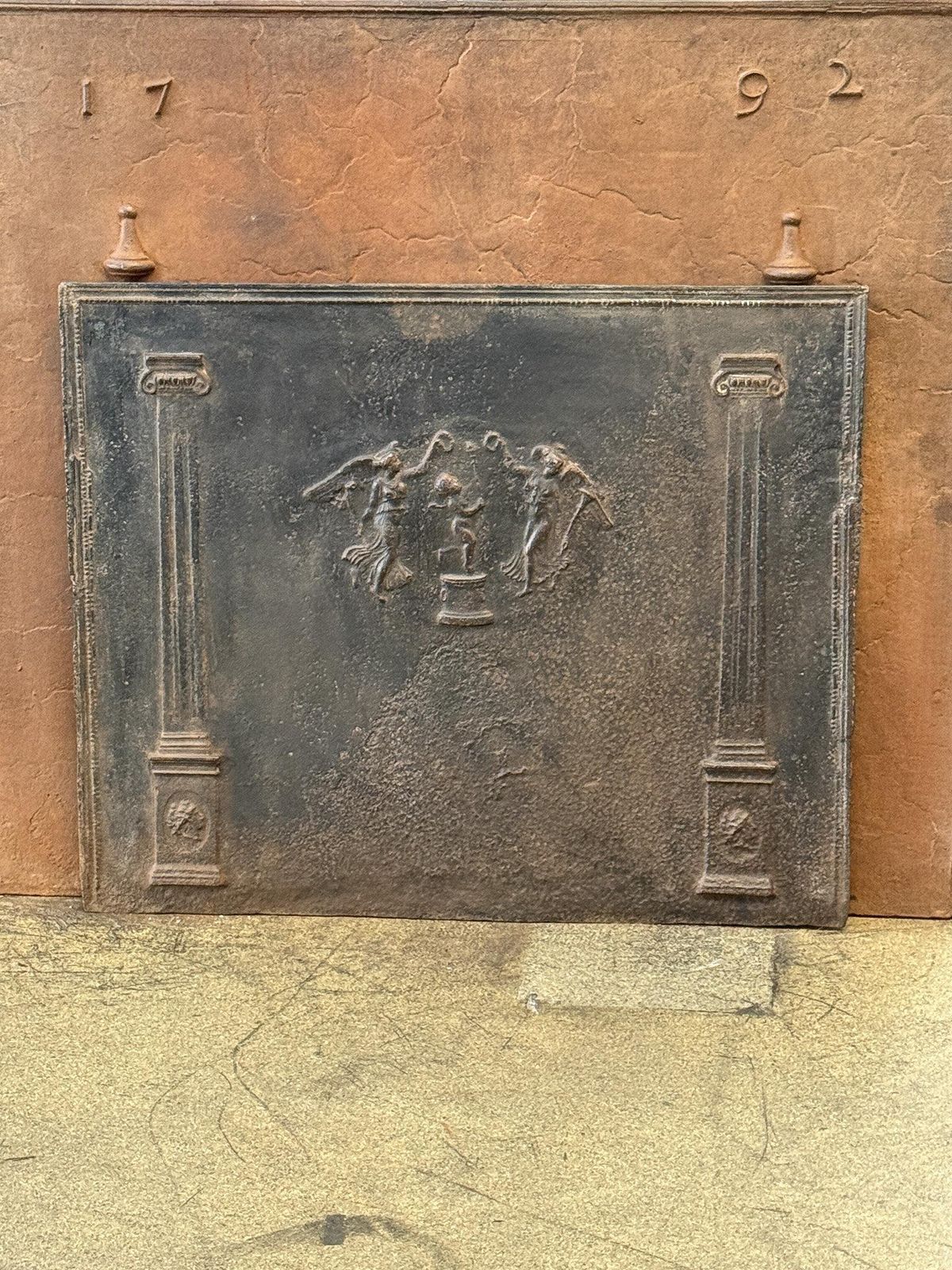 Home Fixtures French 'Neoclassical' Fireback / Backsplash, Early 19th Century photo
