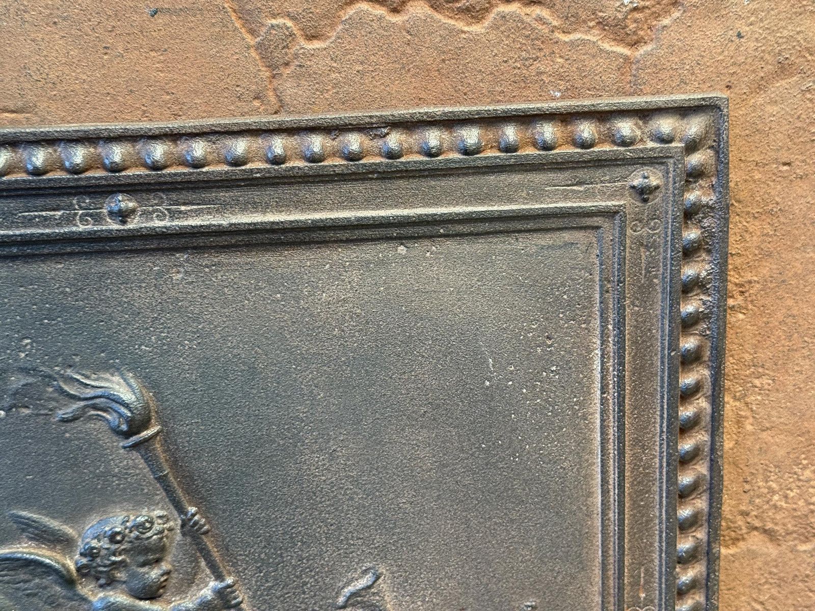 photo furniture 20th Century French Napoleon III Style 'Cupids' Fireback.