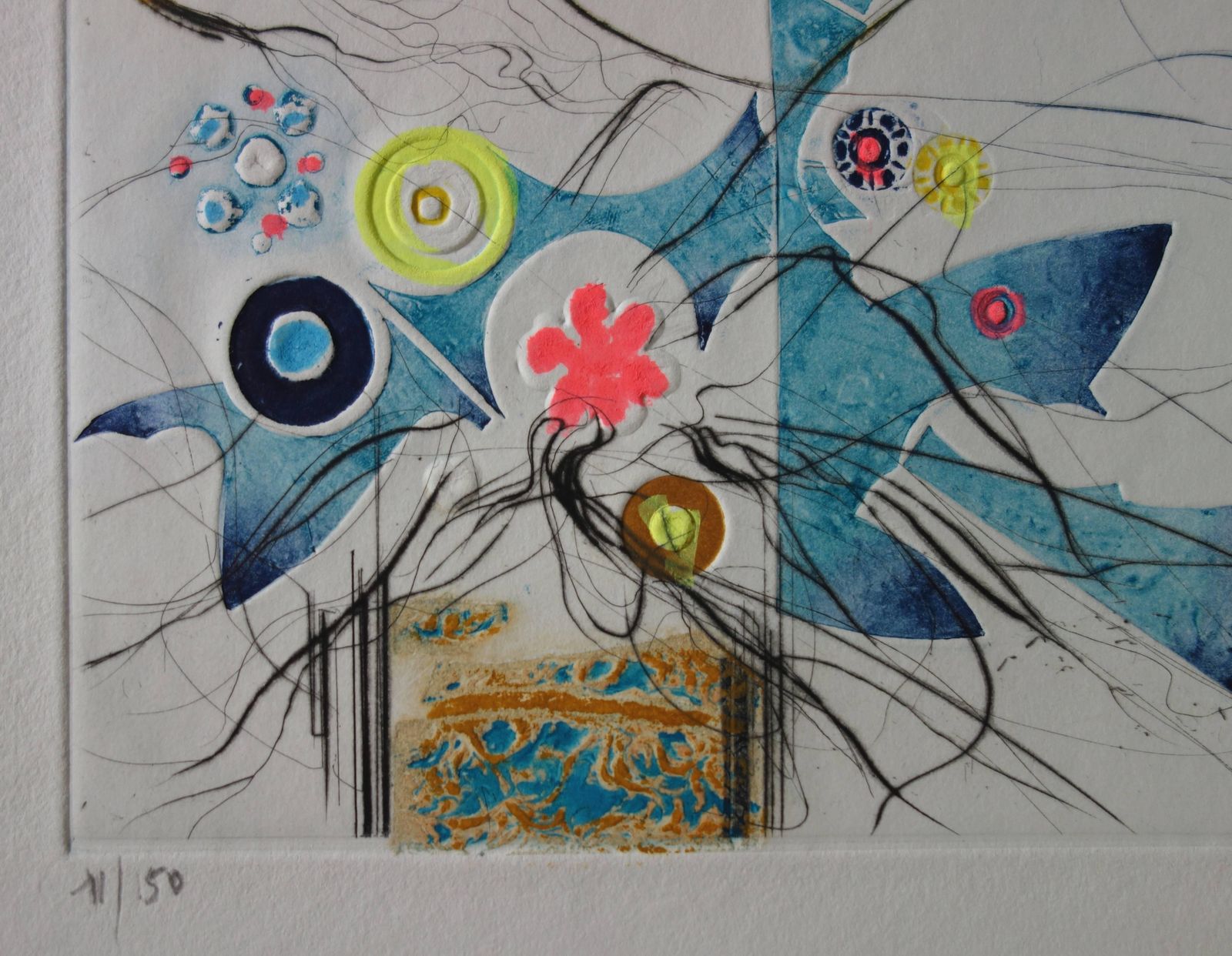 Jean Baptiste Valadieflowers Of Utopia   Original Handsigned Etching photo 260.0