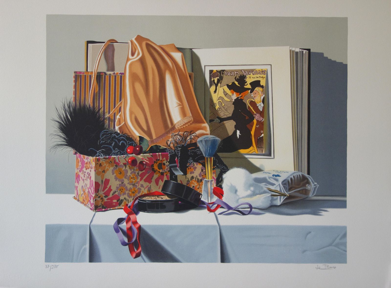 Nadine Le Princecabaret Dancer's Dressing Room   Original Handsigned Lithograph