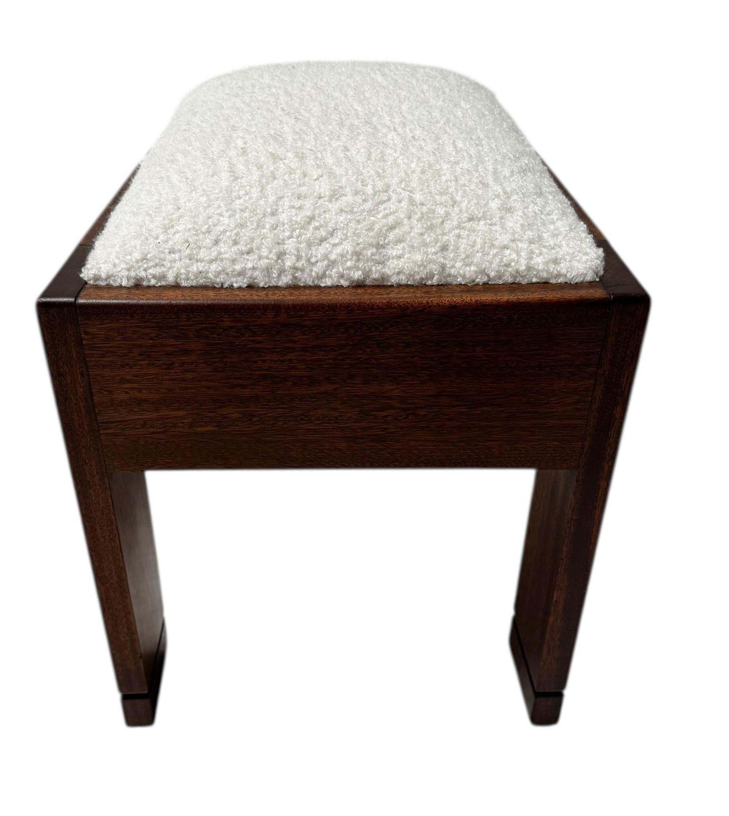 Art Deco Modernist Stool By J.A. Muntendam For L.O.V. Oosterbeek, 1920s photo for sale