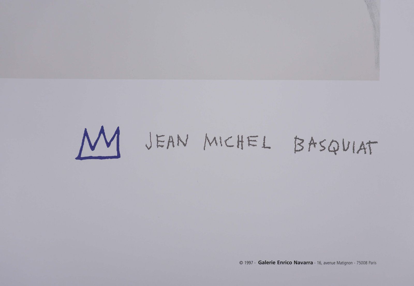 Jean Michel Basquiatcrowned T Rex (Pez Dispenser)   Lithograph, 19971997 photo vintage