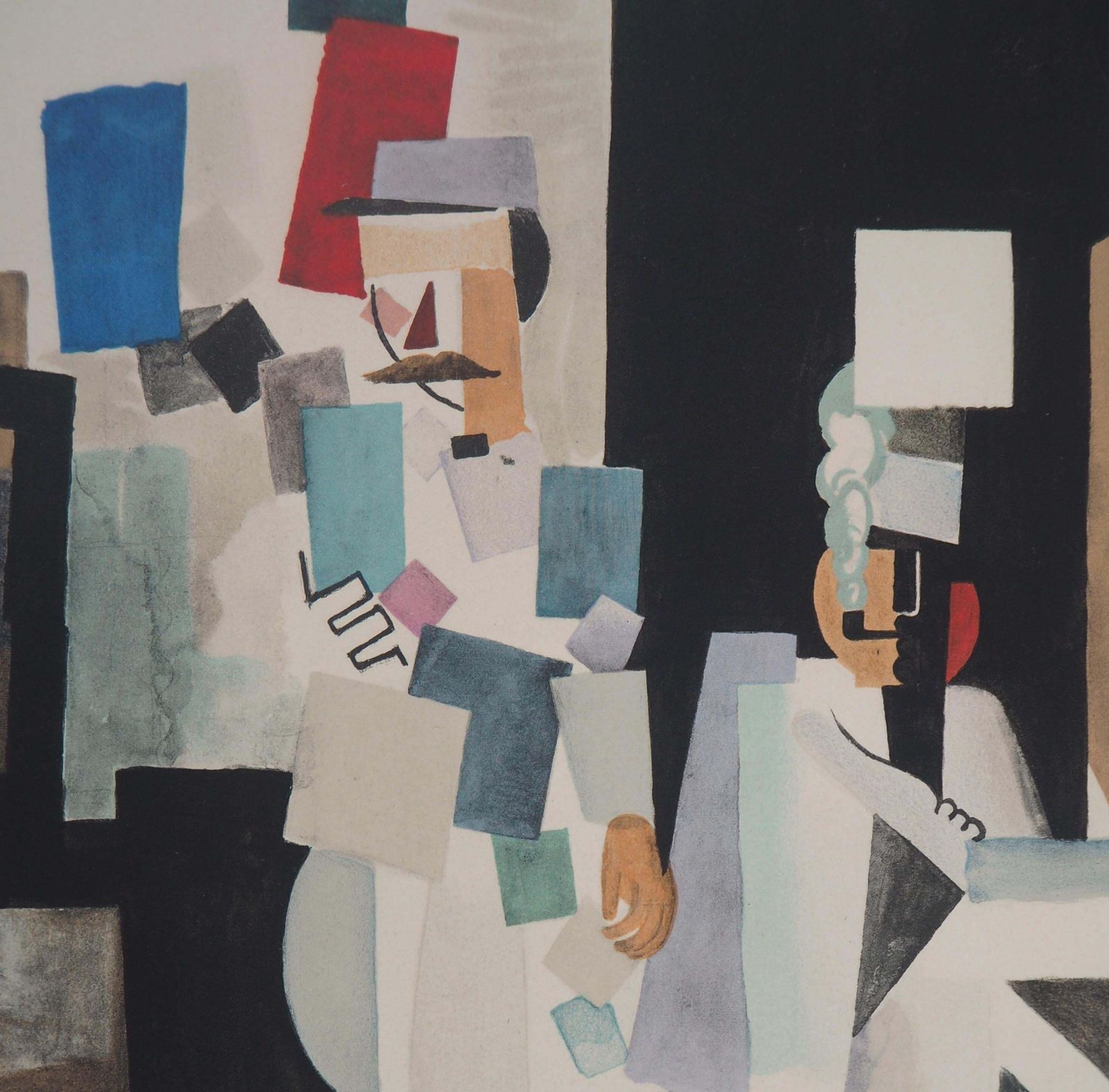 Roger De La Fresnayenational Day   Lithograph, Mourlot1968 photo 217.0