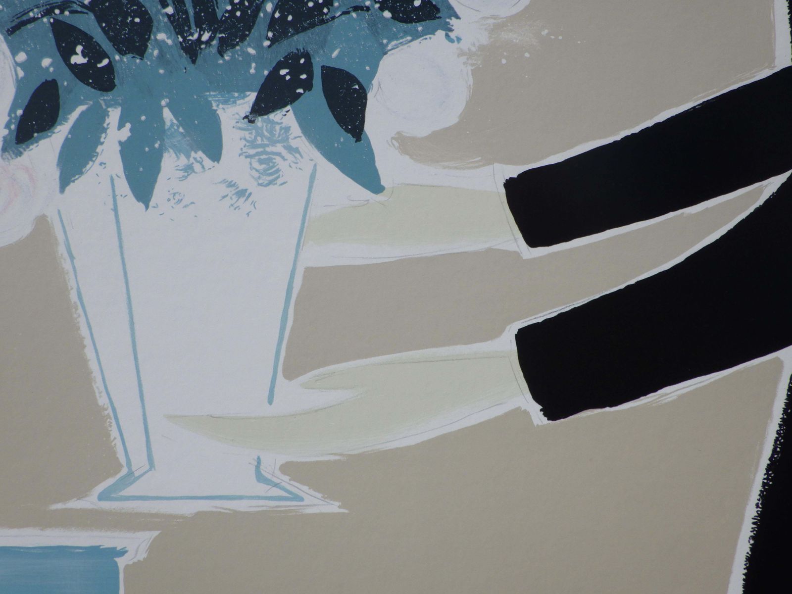 Serge Lassusflowers   The White Bouquet   Original Lithograph, Handsigned & Ltd /6001982 photo buy