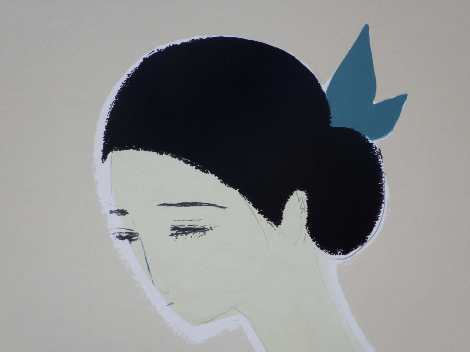 photo furniture Serge Lassusflowers   The White Bouquet   Original Lithograph, Handsigned & Ltd /6001982