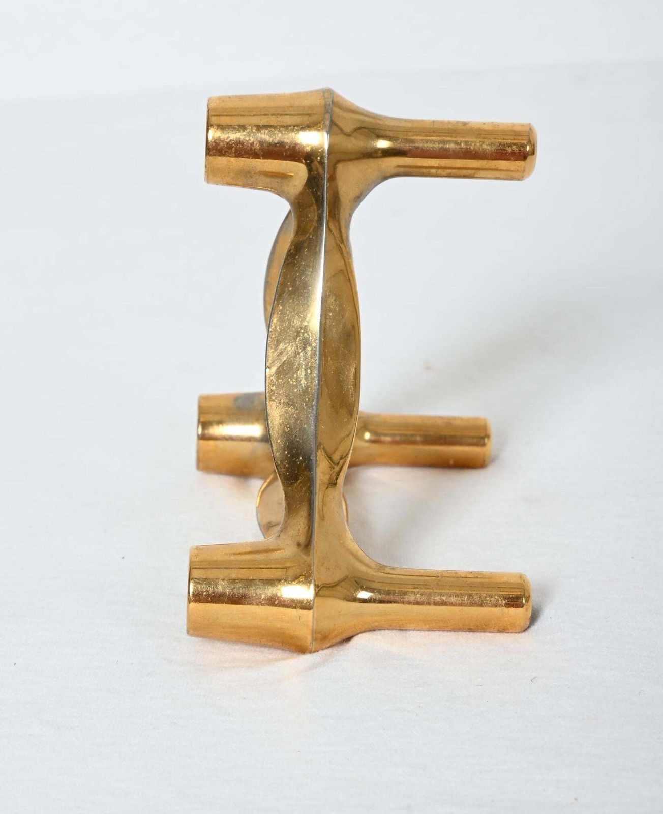 Rare Gold Bmf Nagel Quist Variomaster Brutalist Stockable Modular Candleholder photo 131.0