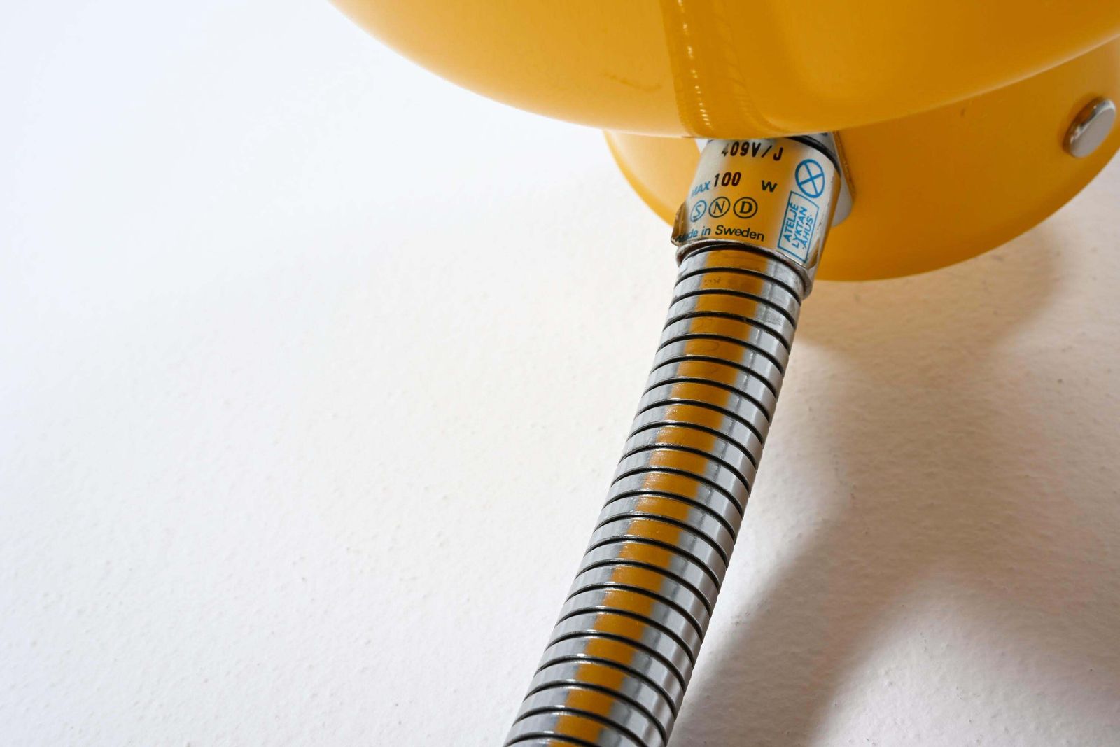 Yellow Bumling Wall Lamp By Ateljé Lyktan photo buy