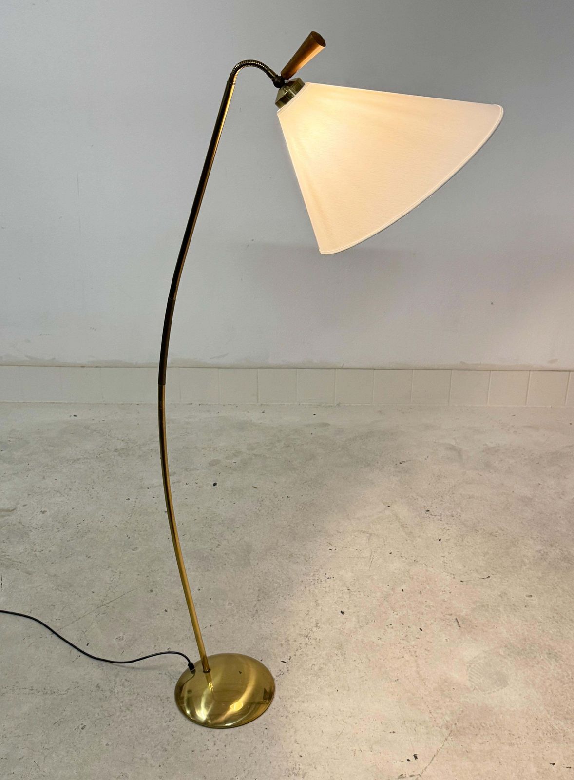 1709.0 Midcentury Floor Lamp By Rupert Nikoll photo