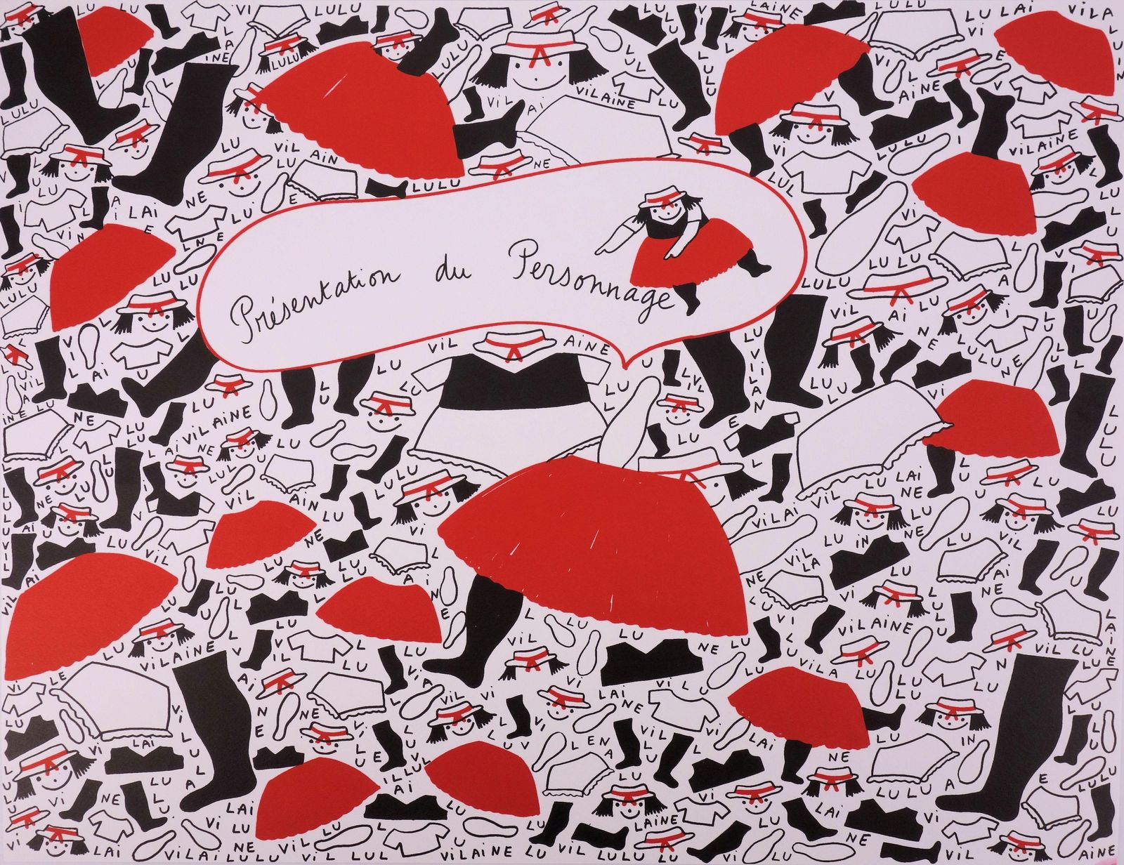 Yves Saint Laurentpresentation Of La Vilaine Lulu   Lithograph1985