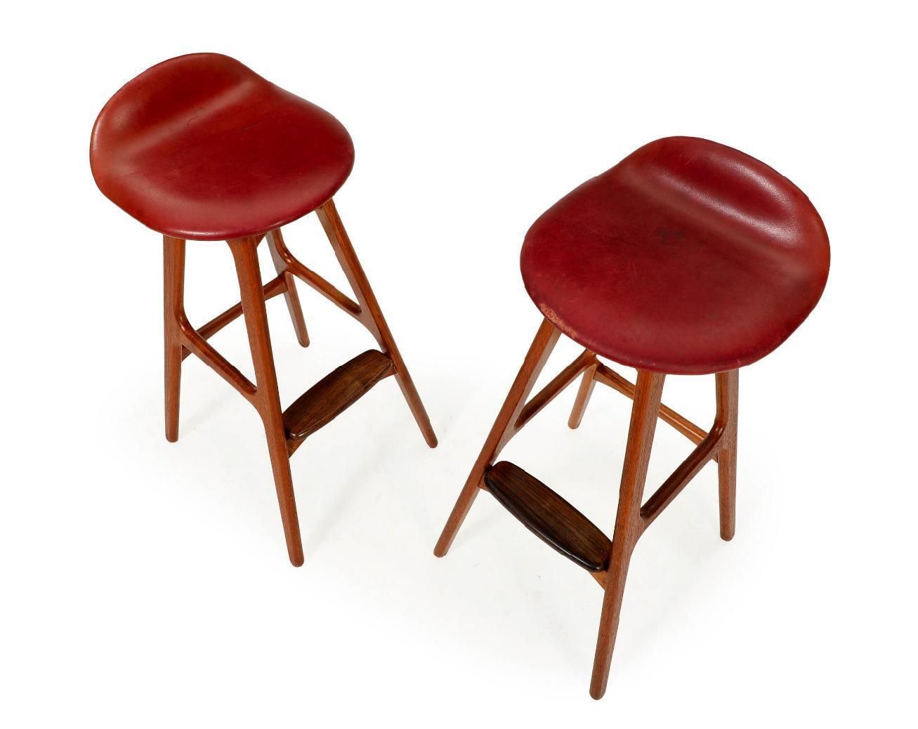 A Pair Of Erik Buck Od61 Bar Stools photo 2761.0