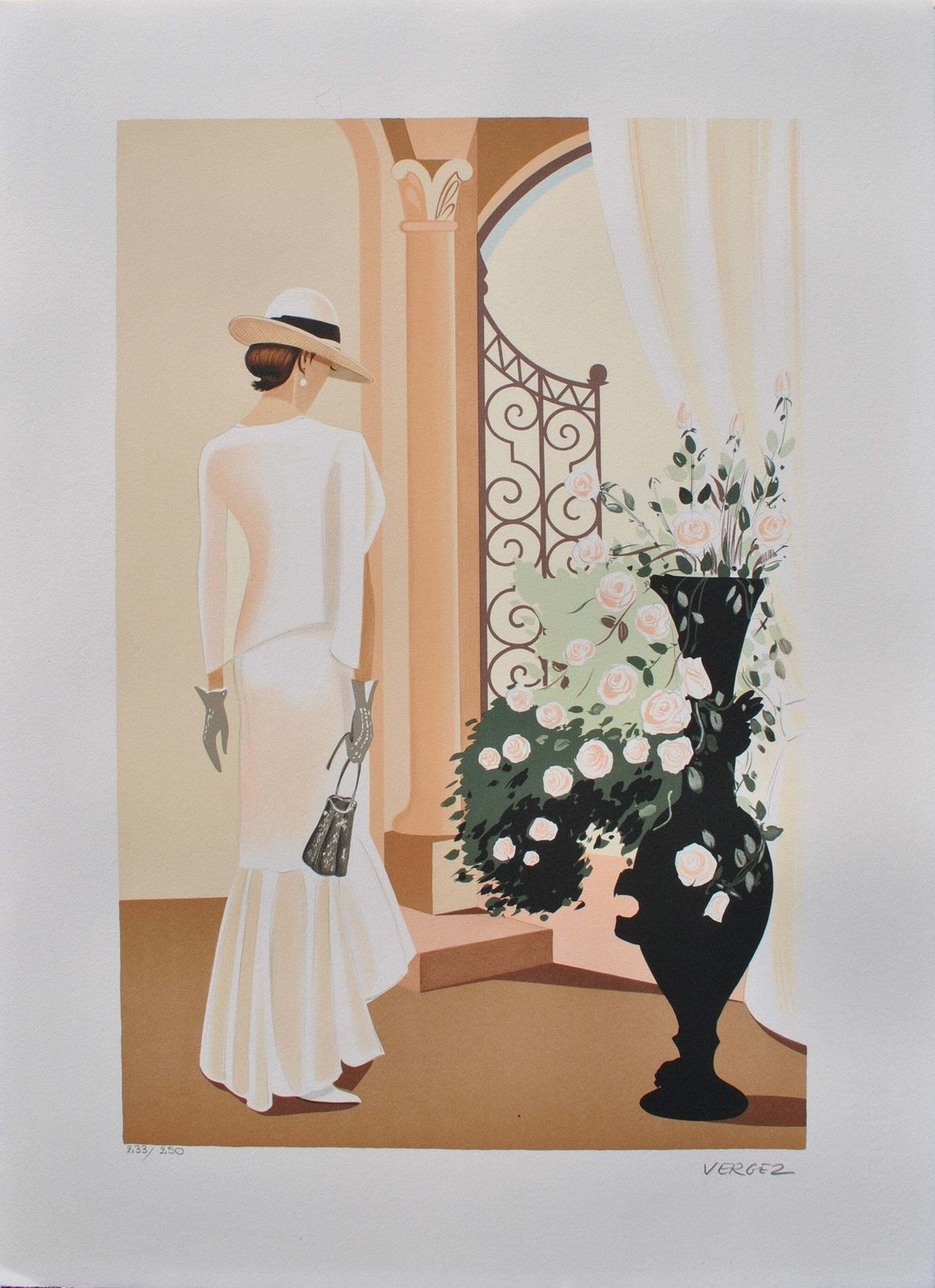 Serge Vergezvenice : The Handbag   Original Lithograph, Handsigned & Ltd /2501982