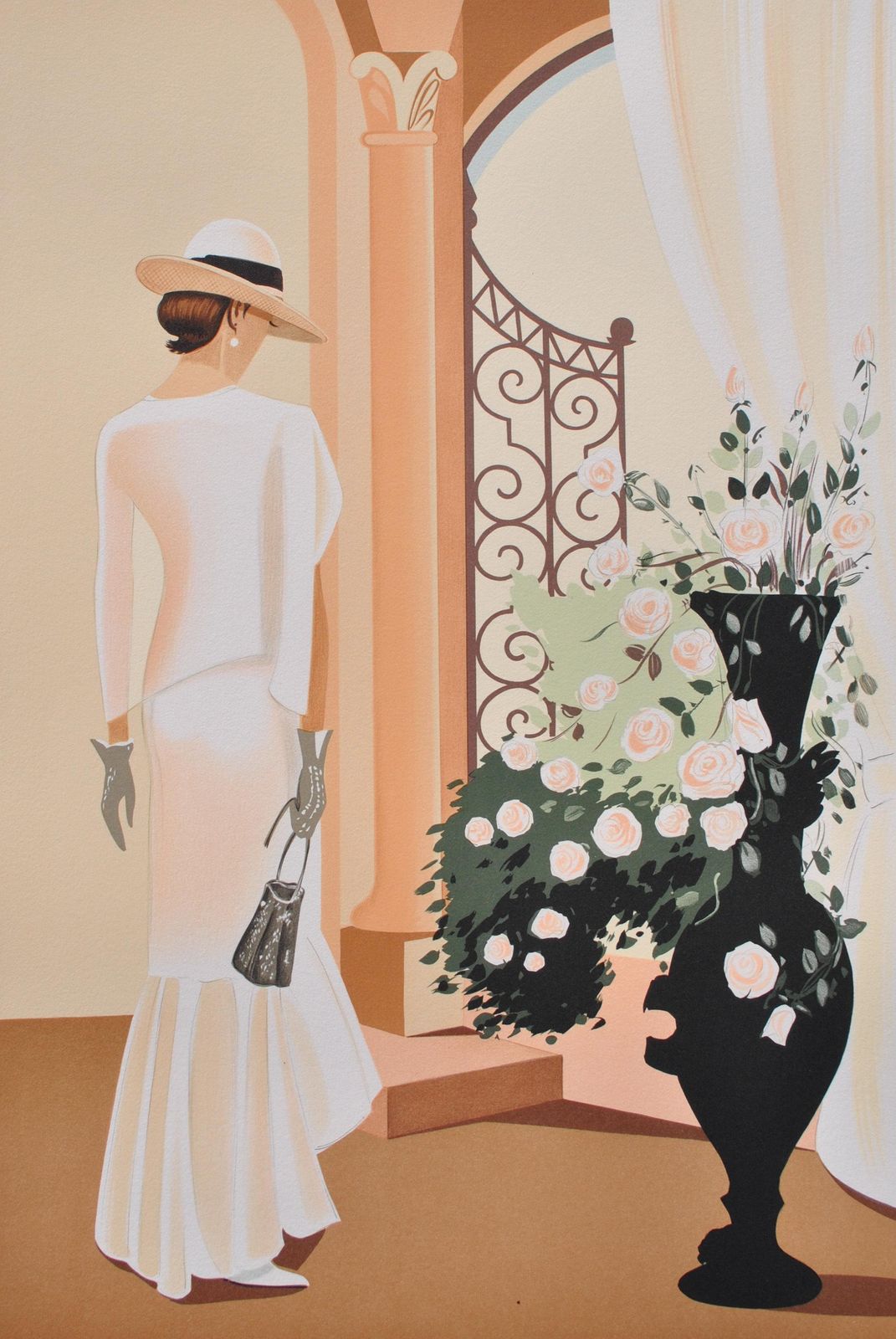 Serge Vergezvenice : The Handbag   Original Lithograph, Handsigned & Ltd /2501982 photo furniture
