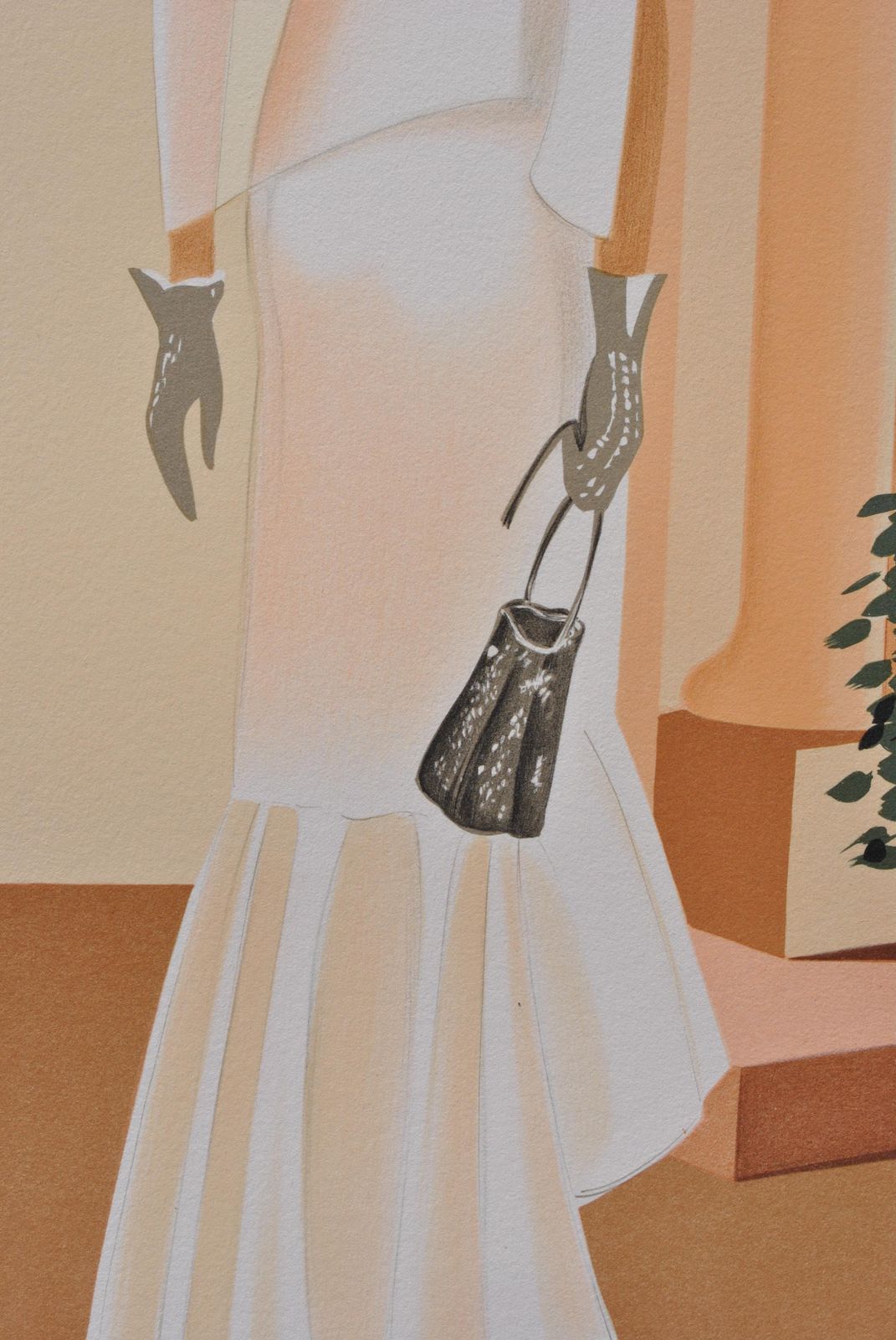 Serge Vergezvenice : The Handbag   Original Lithograph, Handsigned & Ltd /2501982 photo vintage
