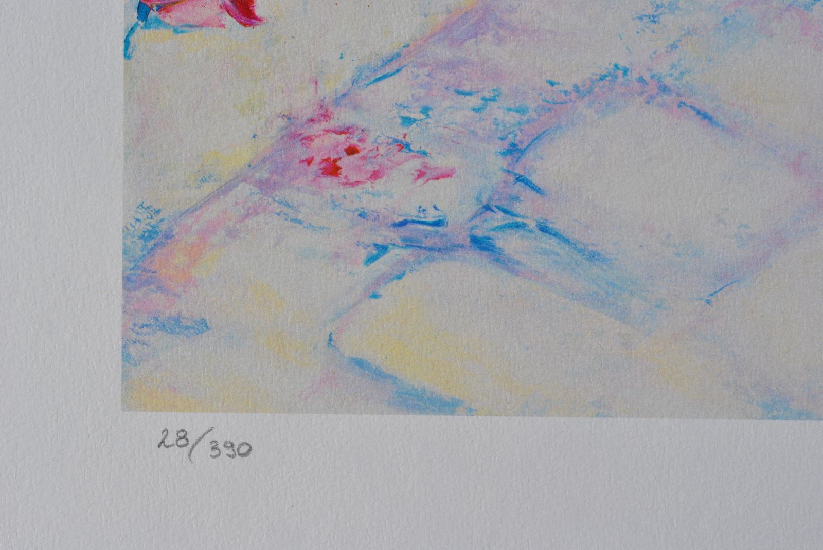 Serge Fenechriviera : Flowers At Santorini   Original Lithograph, Handsigned & Ltd /3901982 photo Art