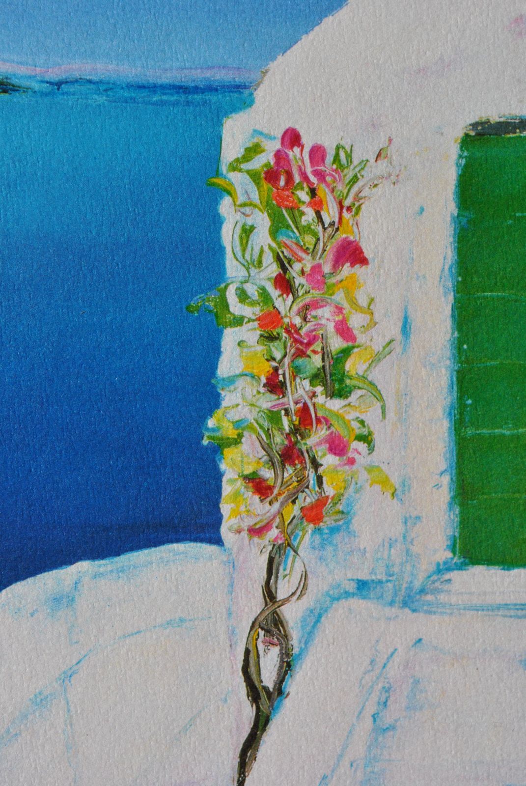 Serge Fenechriviera : View On Cyclades   Original Lithograph, Handsigned & Ltd /3901982 photo buy