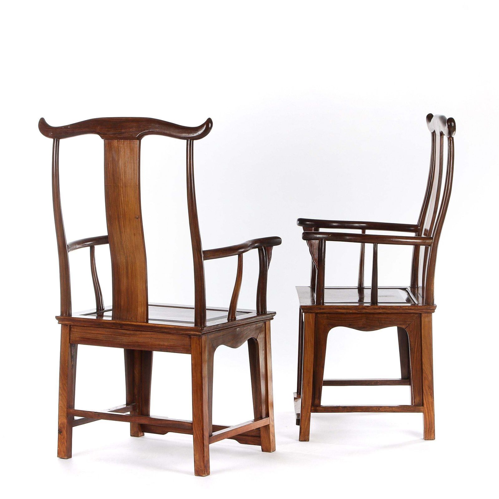 Set Of Two Chinese Huanghuali Side Chairs photo Furniture