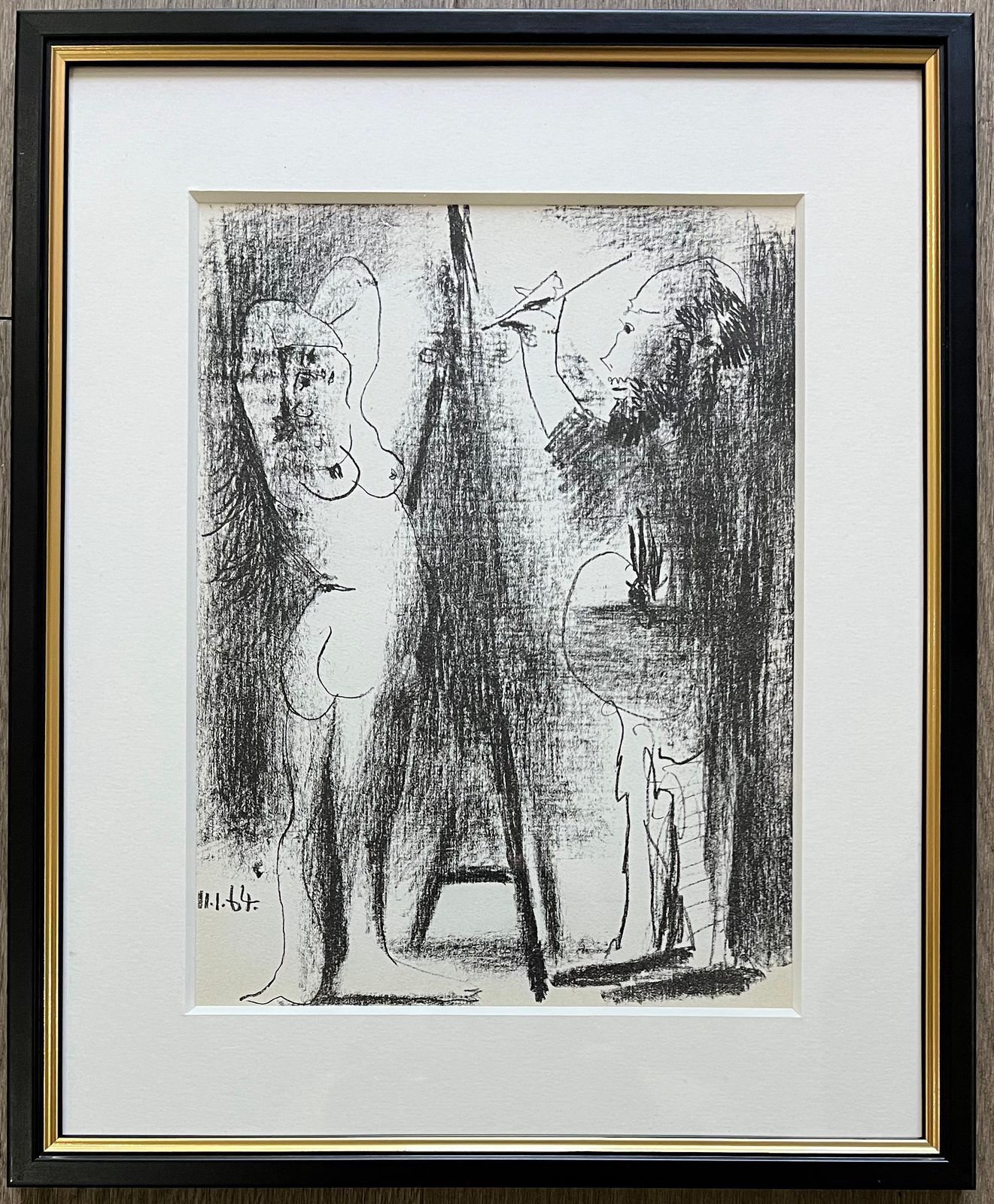 (After) Pablo Picassole Peintre Et Son Modele1964
