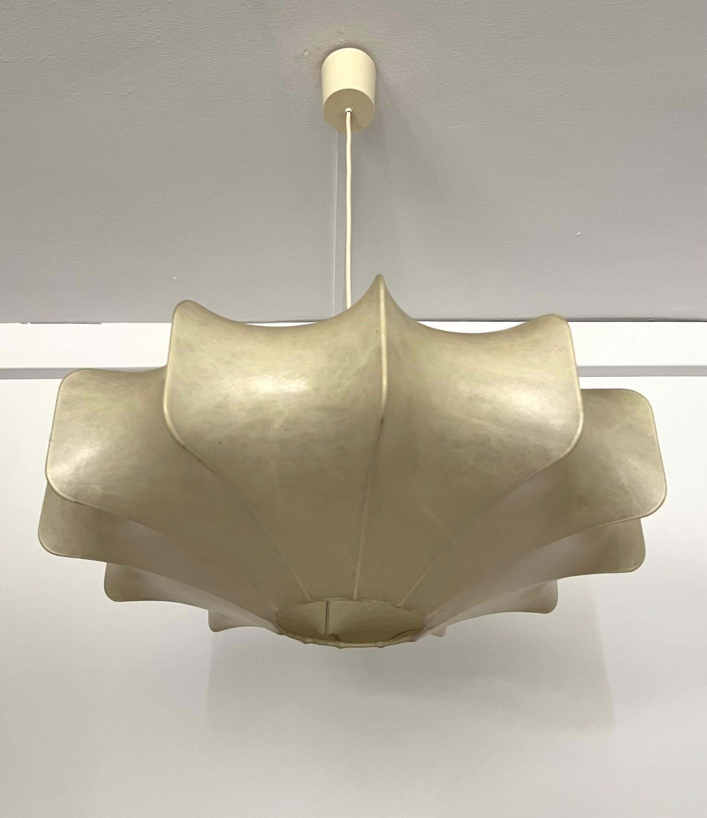 German Mid Century "Cocoon" Chandelier By Goldkant Leuchten, 1960s photo furniture