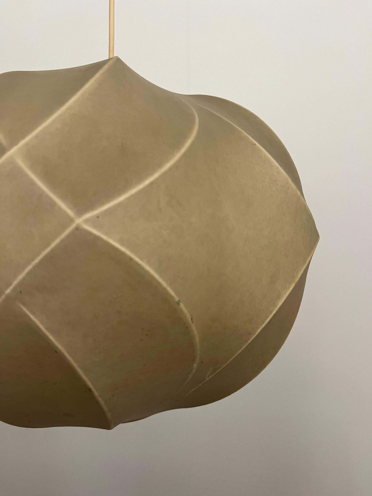 German Mid Century Cocoon Chandelier By Friedel Wauer For Goldkant, 1960s photo for sale