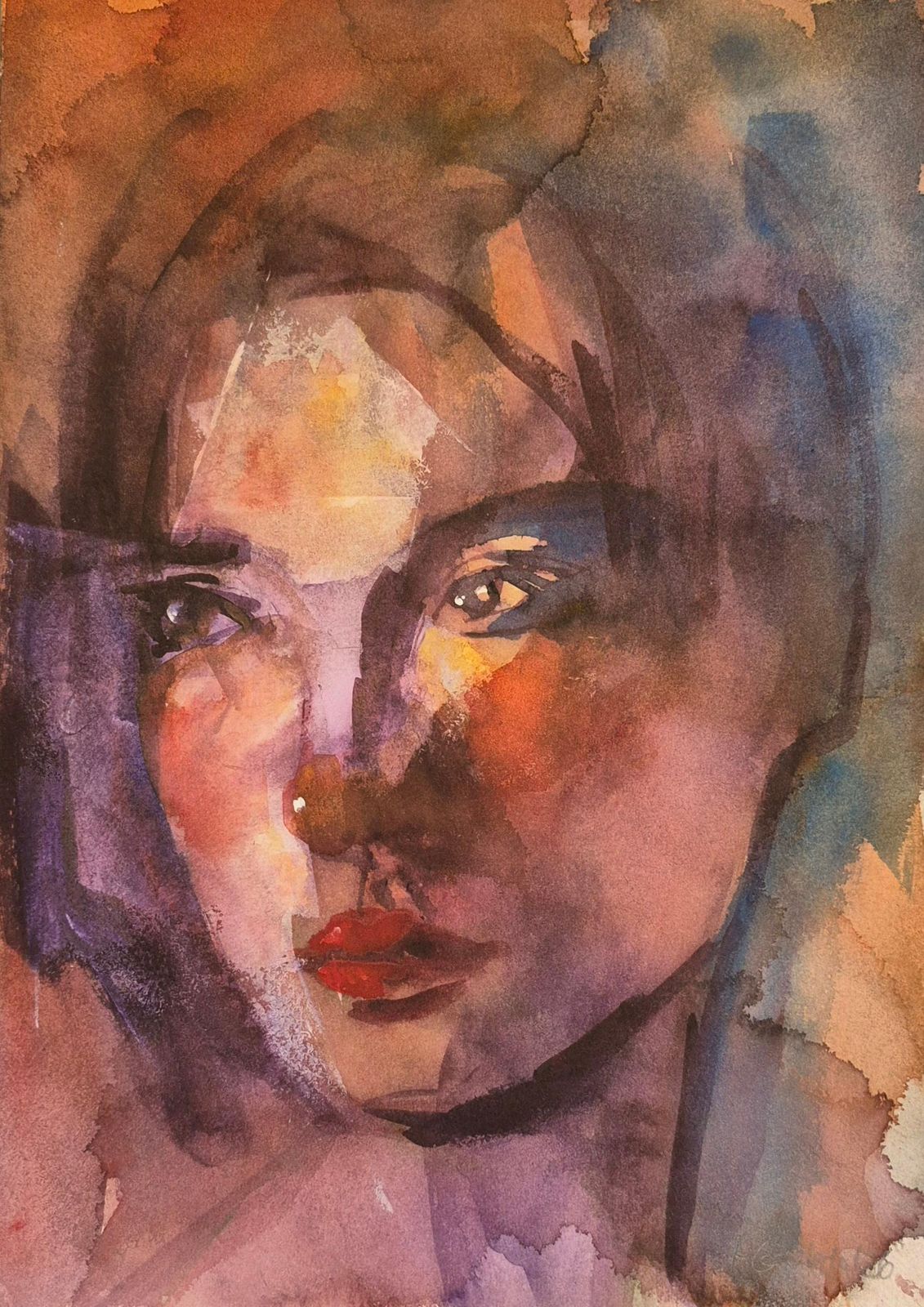 Anna Masiul Gozdeckaimprovisations, Contemporary Painting, Acrylic On Paper, Polish Artist2026