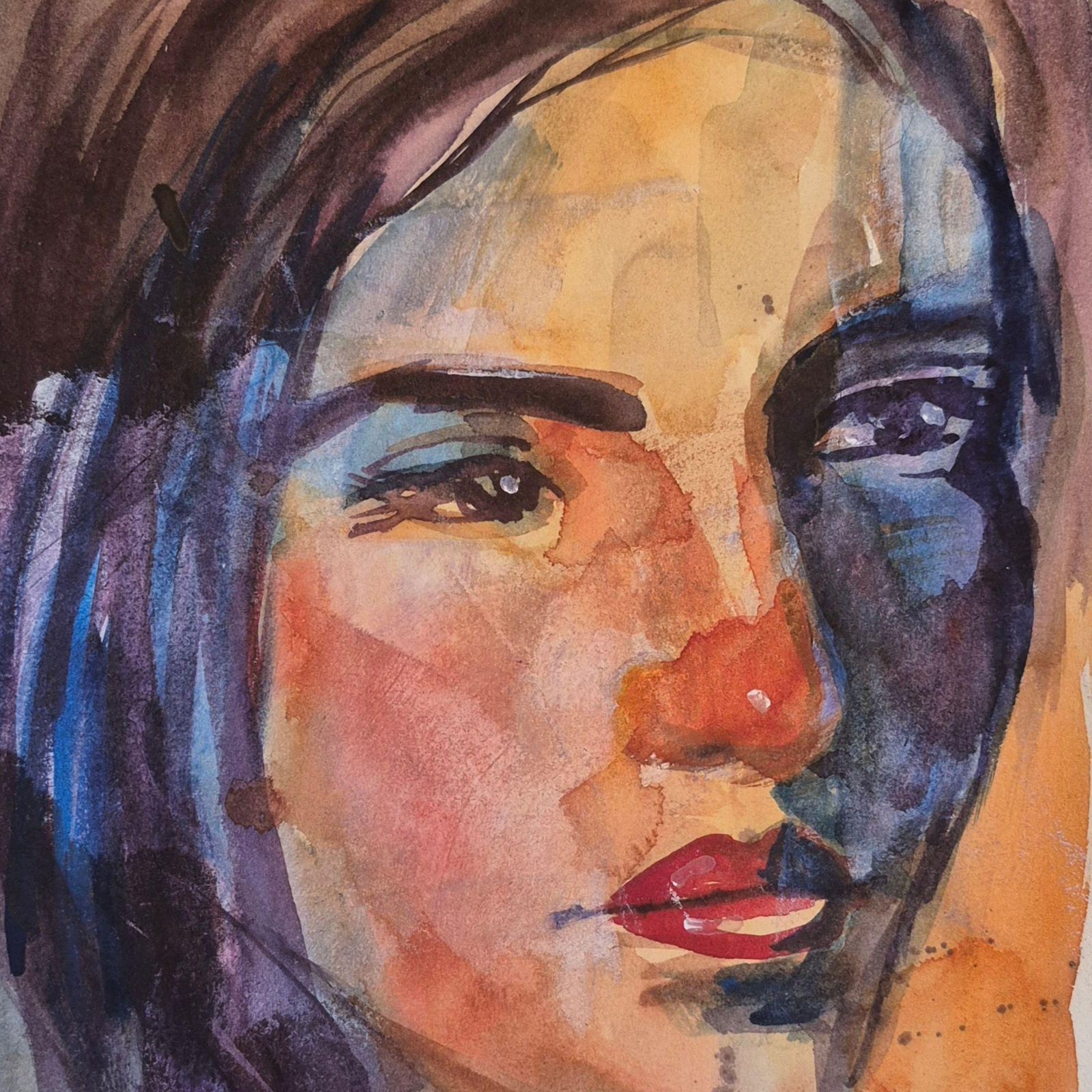Anna Masiul Gozdeckaimprovisations, Contemporary Painting, Acrylic On Paper, Polish Artist2026 photo Art