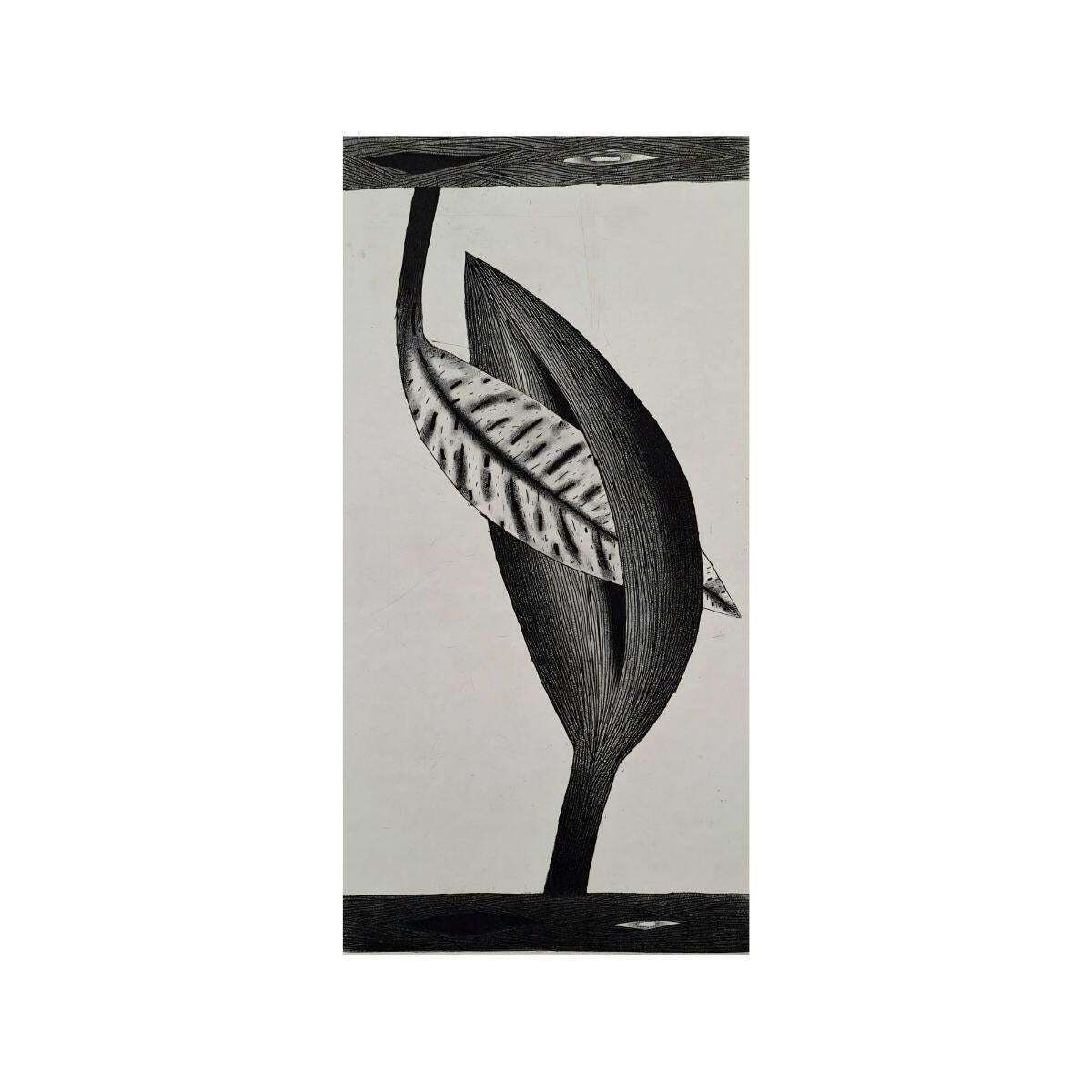 Jerzy Dmitruklove Letter   21st Century, Contemporary Etching, Black And White2015
