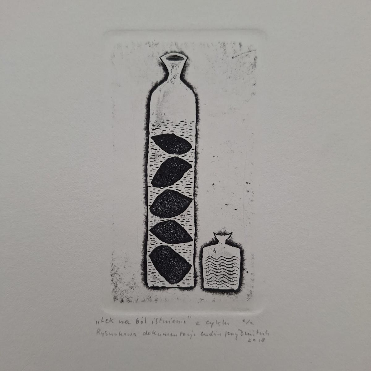 Jerzy Dmitrukthe Cure For The Pain Of Existence   21st Century, Contemporary Etching2018 photo 260.0