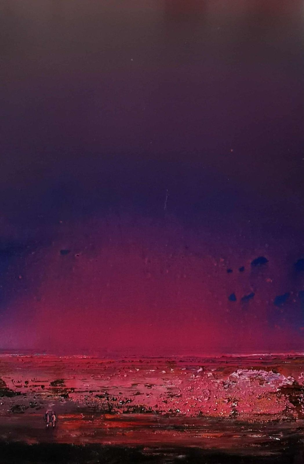Barbara Hubertend Of Summer 2. Contemporary Oil Landscape Painting, Polish Artist2025