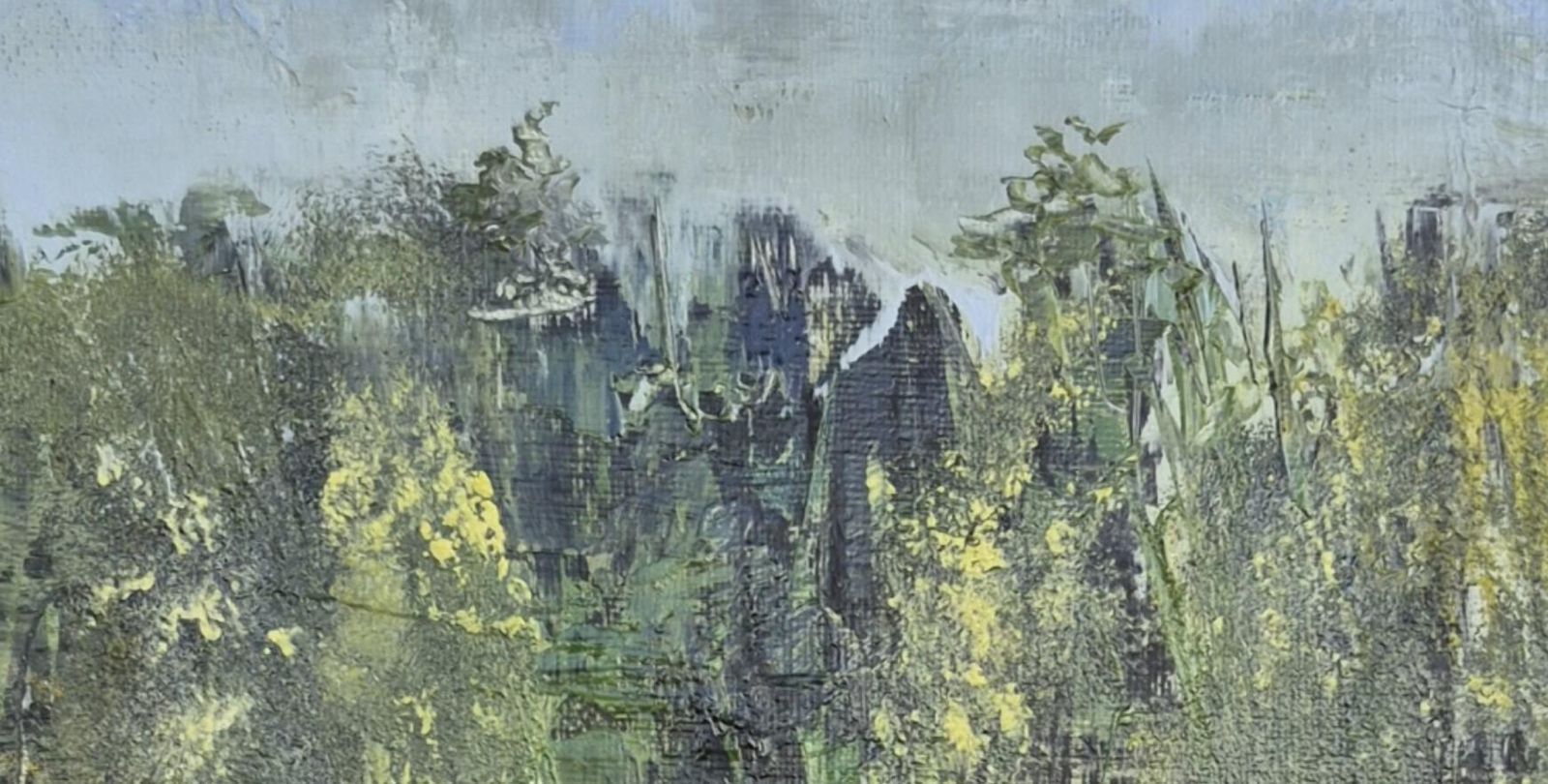 Monika Rossamarigolds   Contemporary Oil Painting, Landscape, Colorful, Polish Artist2025 photo for sale