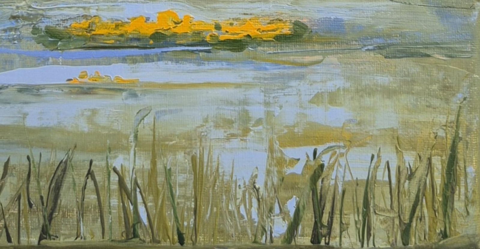 Monika Rossamarigolds   Contemporary Oil Painting, Landscape, Colorful, Polish Artist2025 photo buy