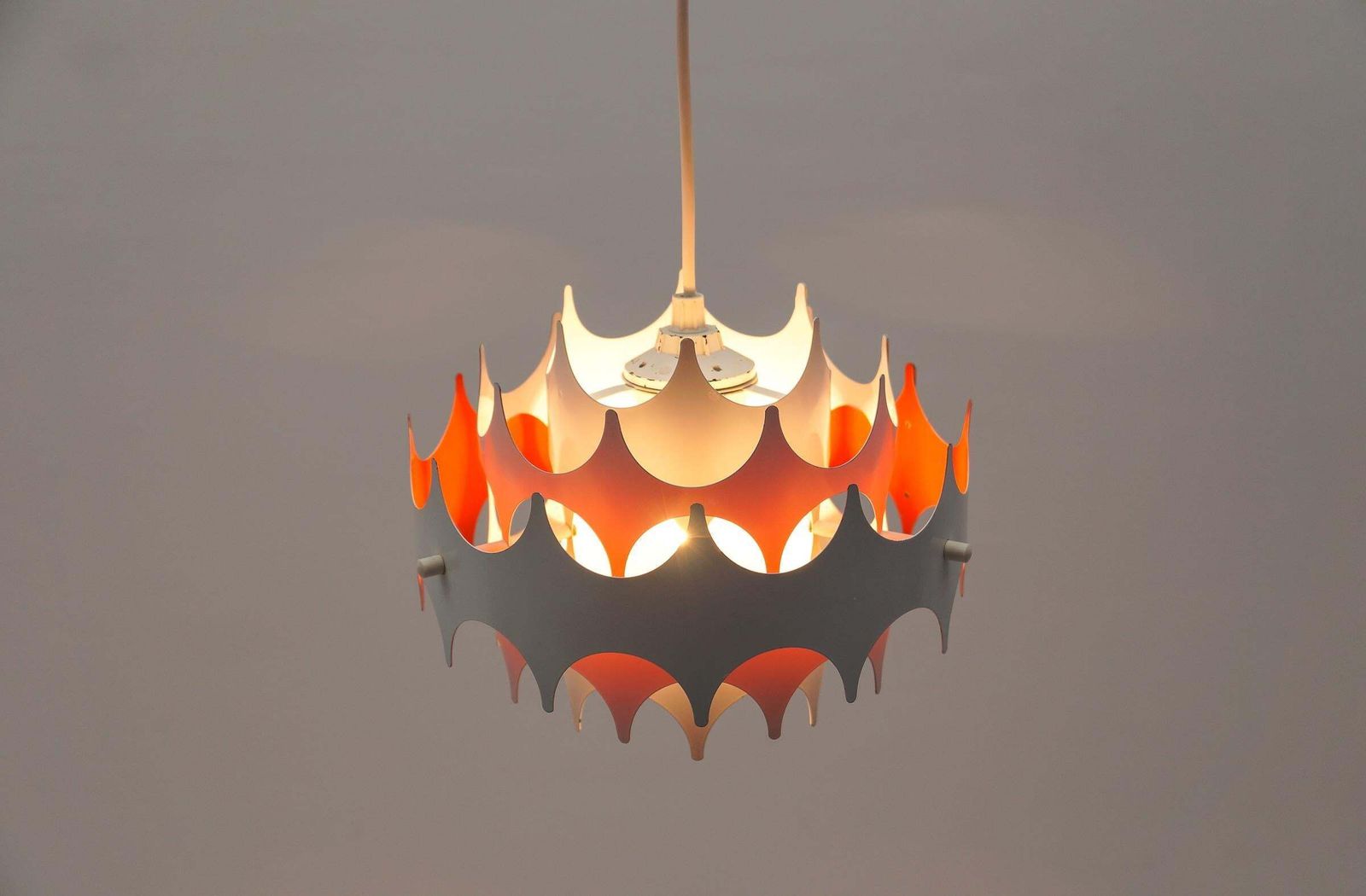 photo furniture Space Age Brutalist Ceiling Lamp By Doria Leuchten, 1960s Germany