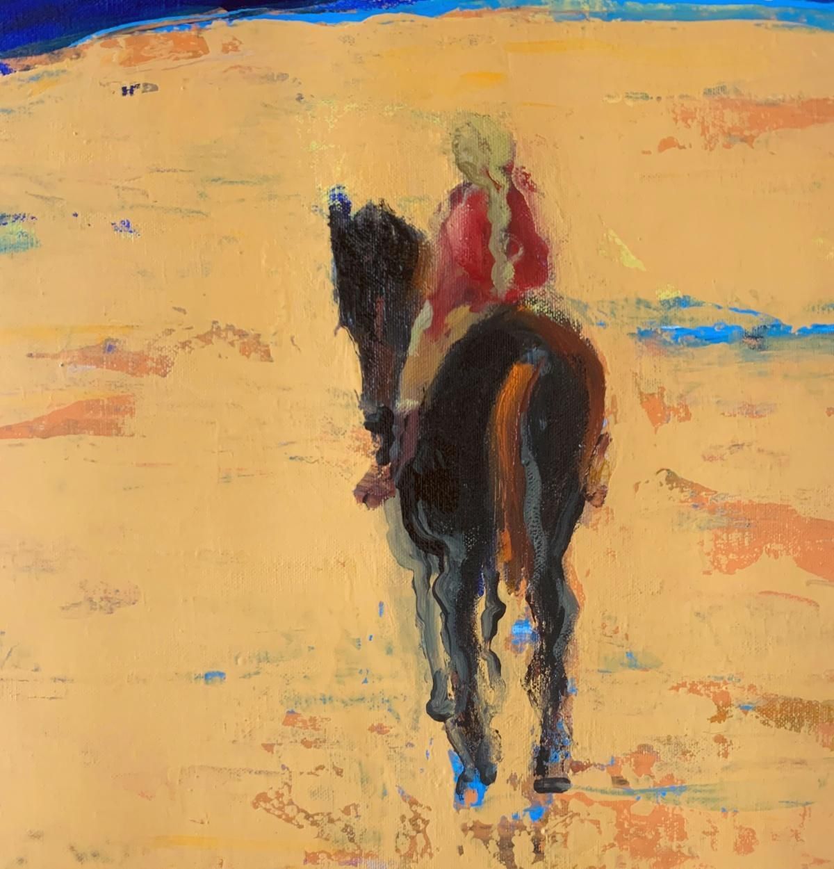 Monika Rossabeach   Contemporary Oil Painting, Colorful, Figurative, Polish Artist2024 photo furniture