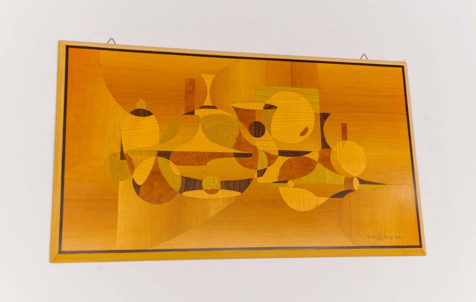 Handmade Wooden Inlays Wall Art By Artist Rene Berg, 1975 Germany photo furniture