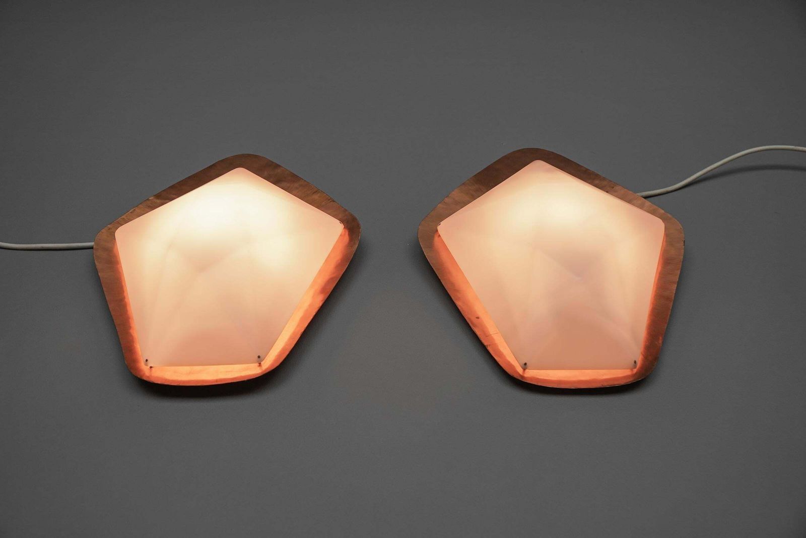 Pair Of Rare Rudolf Steiner School Anthroposophical Wall Fixture 1960 photo vinterior
