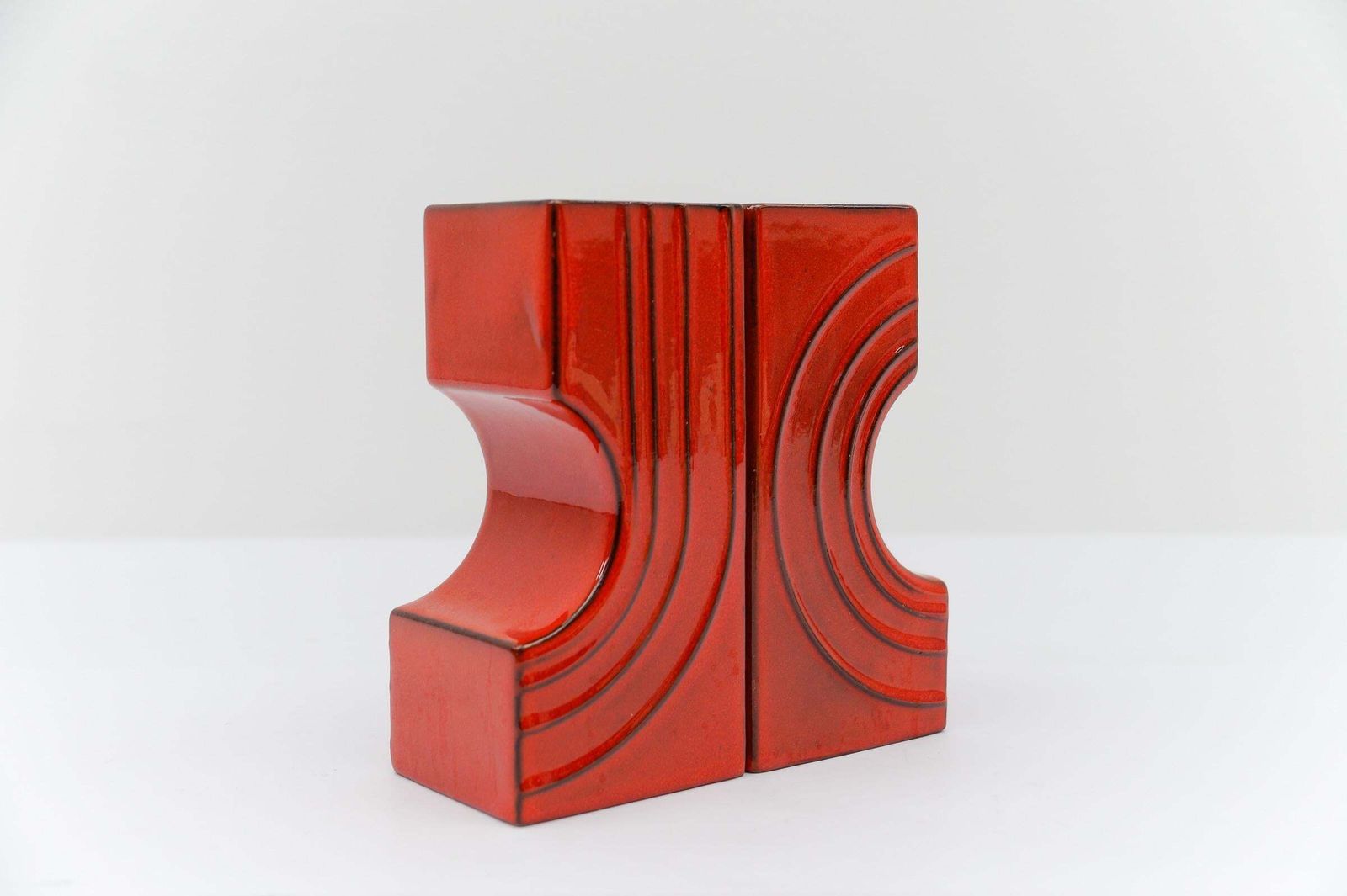 Set Of 2 "Cyclone" Ceramic Vases By Cari Zalloni For Steuler, 1970s photo vinterior