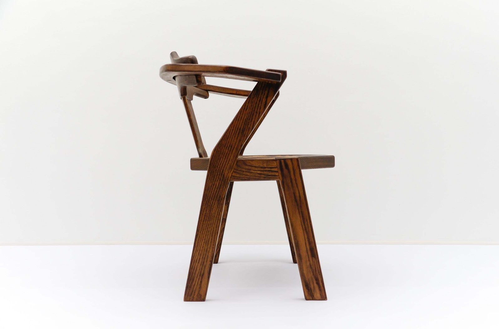 French Provincial Oak Chair, 1960s Mid Century Modern photo Furniture