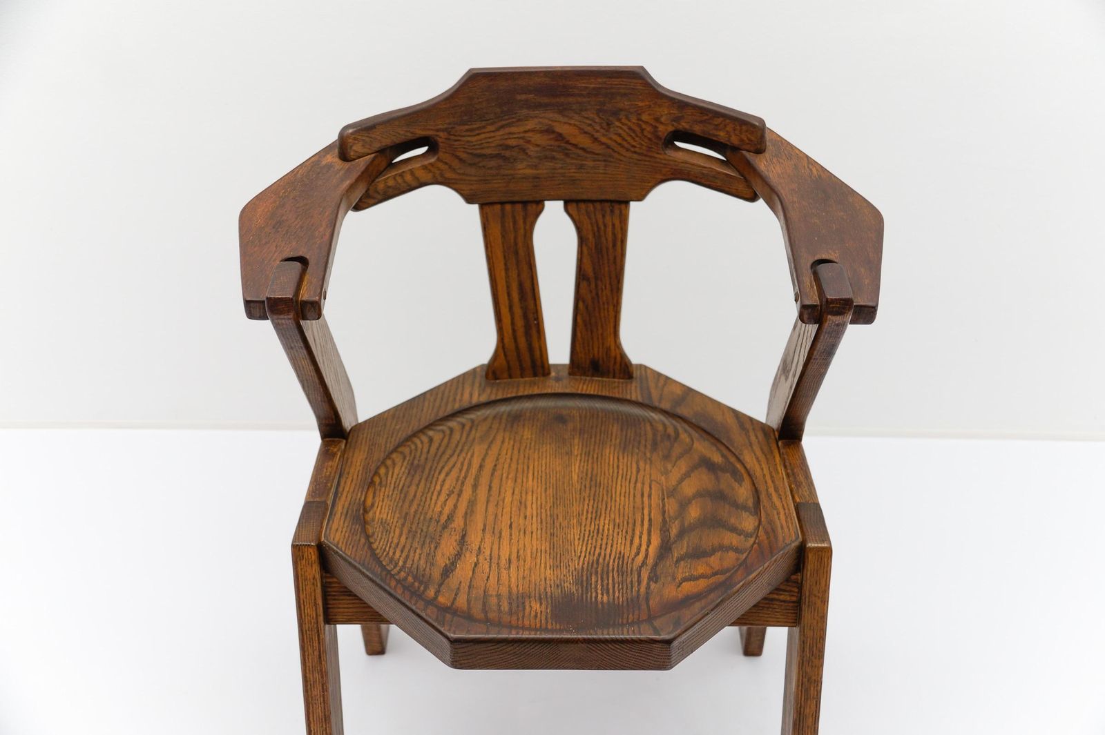 photo for sale French Provincial Oak Chair, 1960s Mid Century Modern