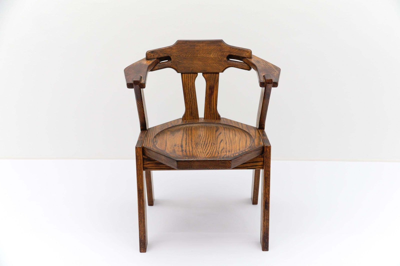 French Provincial Oak Chair, 1960s Mid Century Modern photo Furniture