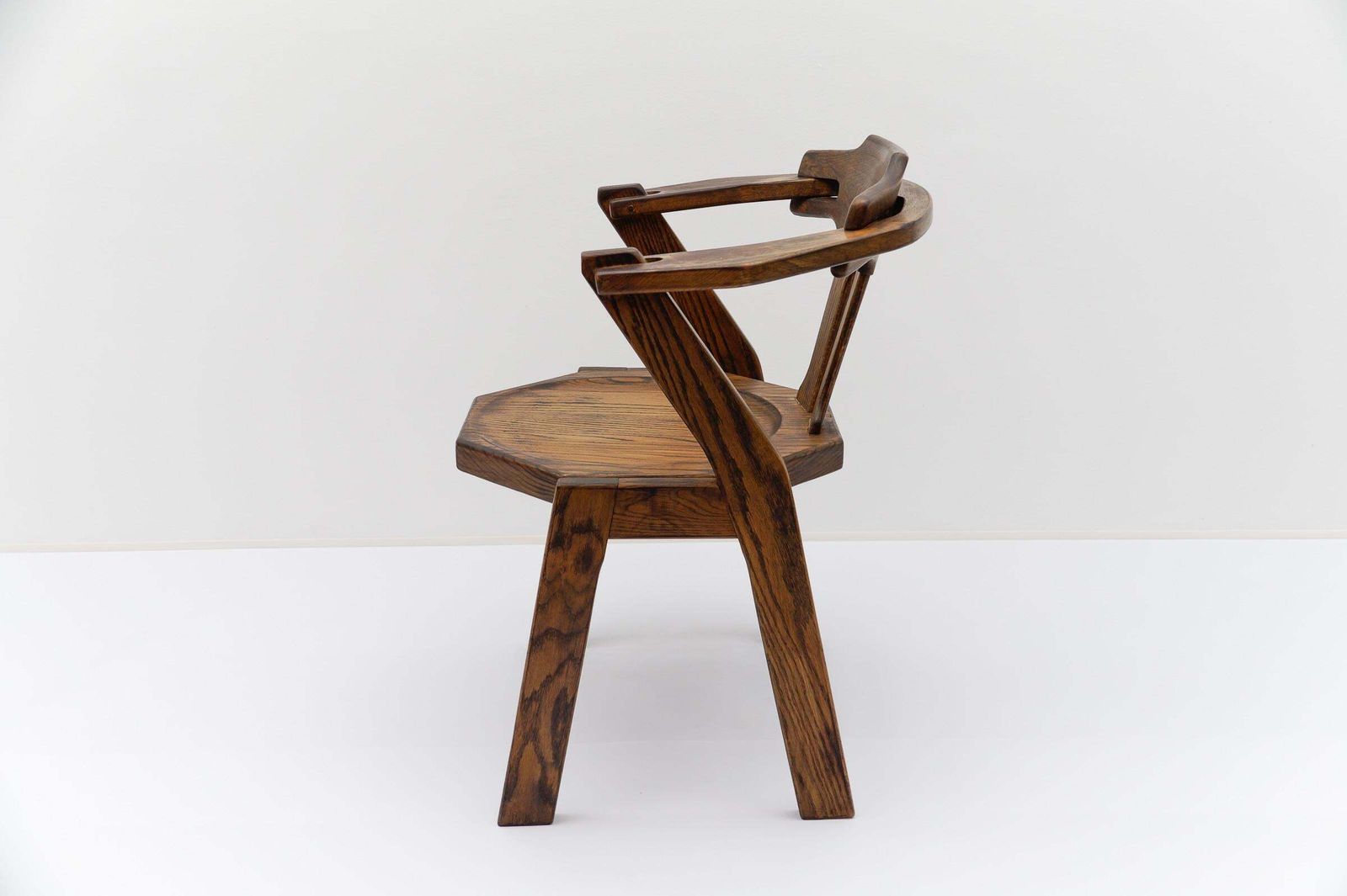 French Provincial Oak Chair, 1960s Mid Century Modern photo buy