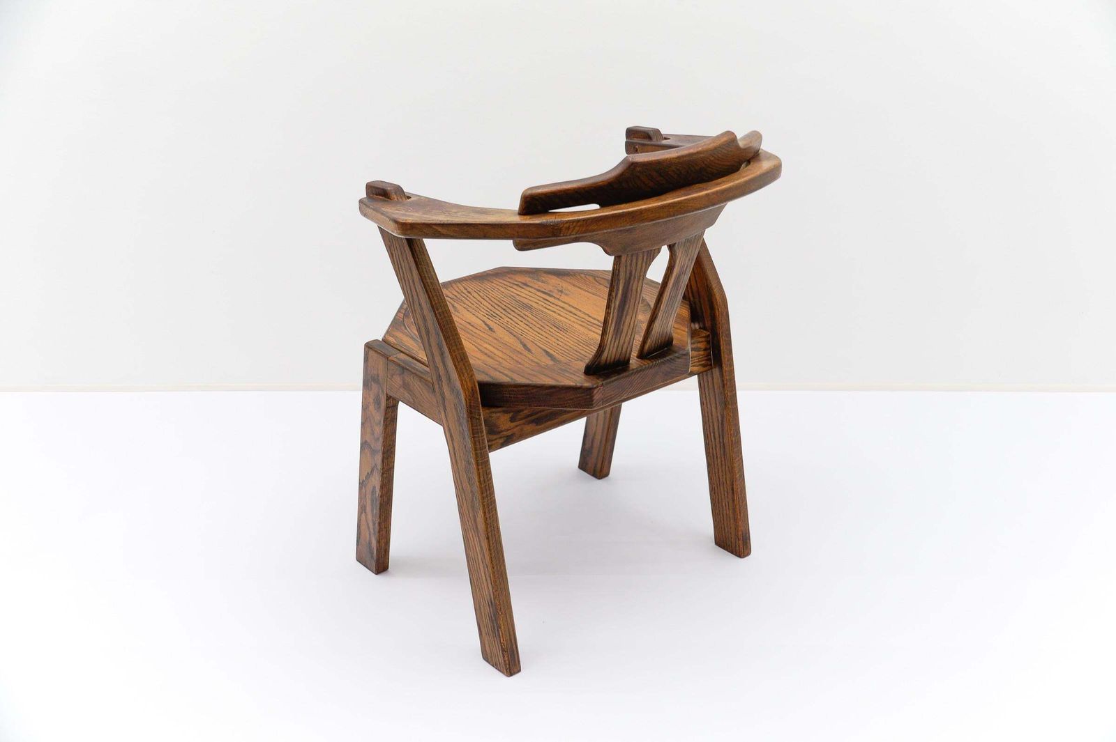 photo furniture French Provincial Oak Chair, 1960s Mid Century Modern