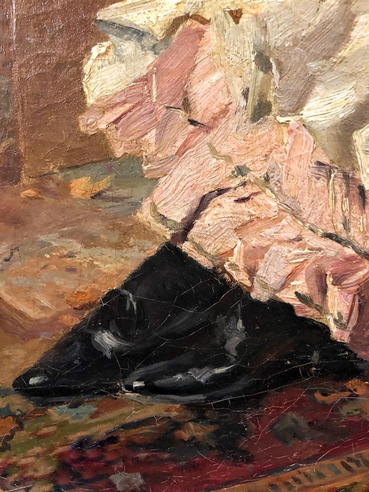 Ernest Jean Joseph Godfrinonelegant Woman In The Living Room , Impressionist, Woman, Interior, 19 Th 1898ca1898 photo vinterior