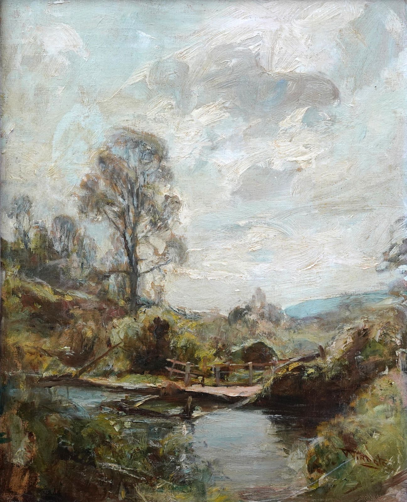Art Charles Lawton Wingatescottish Landscape   Scottish Victorian Impressionist Art Oil Painting Scotlandcirca 1890 photo