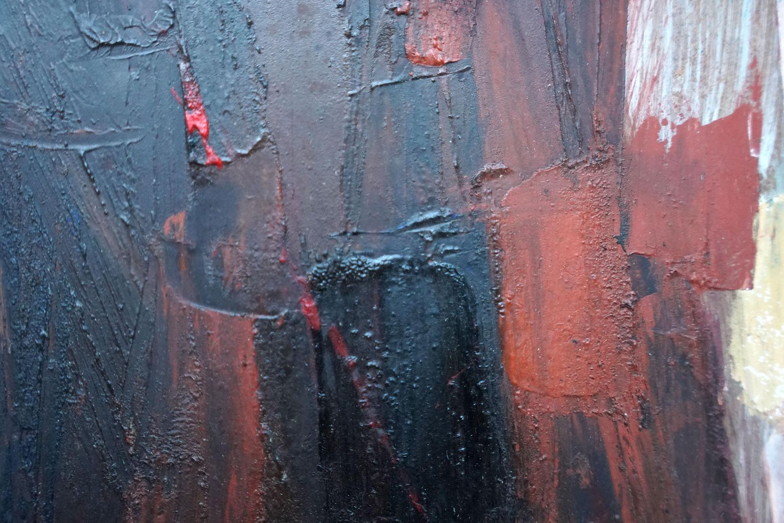 photo for sale Leo Davyabstract 1955   British Abstract  Oil Painting Slade School Artist1955