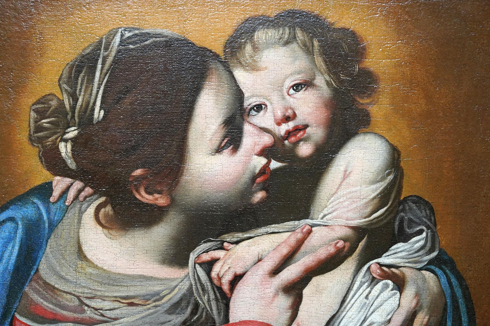 Madonna And Child   Italian 17th Century Religious Old Master Art Oil Paintingcirca 1640 photo 38752.0