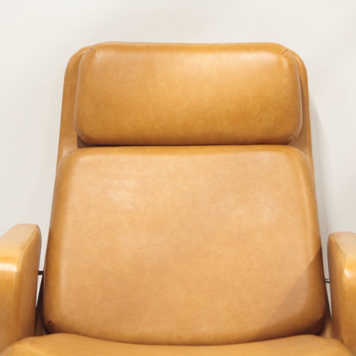 Mid Century Swivel Armchair By Miroslav Navratil For Interier Praha, 1970s photo for sale